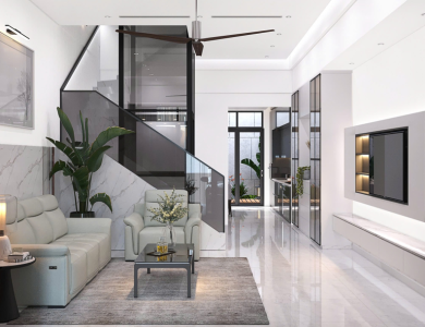 Top Mẫu thiết kế nội thất nhà 6x15m 